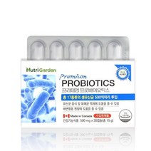 뉴트리가든 프리미엄 프로바이오틱스 500억 생유산균 500mg x 30캡 200891