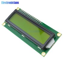 노란색/파란색 LCD1602 LCD 모니터 화면 Blacklight 문자 디스플레이 모듈 3.3V HD44780 라즈베리 파이용, [02] Blue