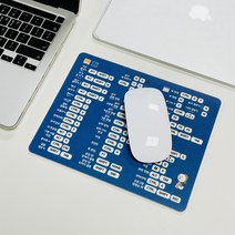 [놀이훈련소] [단축키 마우스패드], 남색, 1개