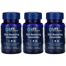 라이프익스텐션 Ceratiq 밀추출 세라티크 스킨 리스토닝 세라마이드 30오일캡슐 3개