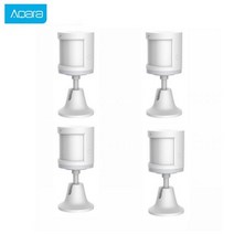 Aqara-인체 센서 스마트 바디 유도 움직임 모션 Zigbee Connection work with Mi home App 보안 시스템, [04] 4 PCS