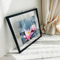 [바보사랑] 투명액자38CmX38Cm_행운을부르는연꽃들[꾸밈], 이미지선택/프레임선택:이미지3/골드브라운, 상세 설명 참조