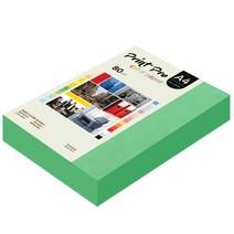 종이문화 프린트프로 칼라복사지 A4 80g No.11 딥그린 500매