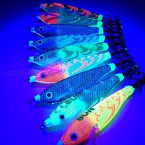 썬베이트 네온 토토 에기 / 일본바늘 케이무라 UV 야광 쭈꾸미 갑오징어, No.10 PU