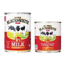 블랙앤화이트 BLACK&WHITE 무가당연유(Evaporated milk)