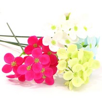 수국 비누꽃 낱개 비누꽃 조화 도매, #08_밝은보라