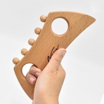 나진 나무 괄사 바디 두피 리프팅 경락마사지 NJ398, BROWN