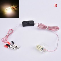 12V 48 수중 조명 물고기 낚시 시원한 화이트 따뜻한 LED 램프, 02 B