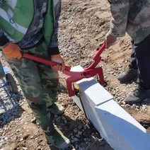 보강토옹벽 도로경계석 보도블럭 집게 클립 클램프, 링 타입 10인치개구부 10 33cm