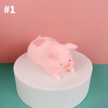 쇼파뒤 카페 인테리어 가게오픈 개업 결혼 선물 노호혼 재물복 귀여운 핑크 돼지 장 PVC 동물 장난감 데스크탑 미니 모델 사랑스러운 인형 시뮬레이션 그림 자동차 장식, 01 S1 Cute Pig, Length 6cm