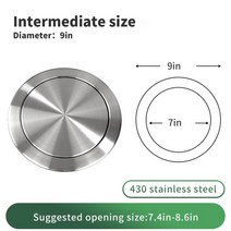 주방 악세사리 쓰레기통 뚜껑 액세서리 수조 장식 커버 임베디드 스테인레스 스틸 스윙 대합 조개 껍질 홈, 한개옵션1, 02 340 INTERMEDIATE