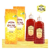 [예찬] [허니원] 밤꽃벌꿀1kg(튜브)x2통, 상세 설명 참조