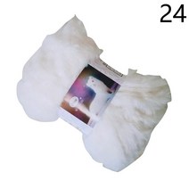 뜨개실 인조 모피 원사 헤어 모헤어 울 캐시미어 손 뜨개질 크로 셰 뜨개질 스웨터 실, 24