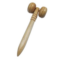 손 다리 안마 지압기 녹나무 삼각형 마사지 콘 림프 스틱 발 구아샤 보드 침술 펜, 06 1 PC