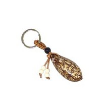 열쇠 고리 보리수열매 장식 차키 가방 키케이스 가죽 부자재 캐릭터 키홀더 자동차, 소_