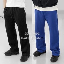 녹트 순면 허리밴딩 츄리닝 트레이닝 남자 여름 와이드 팬츠 바지