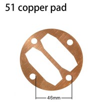 공기 압축기 실린더 헤드 가스켓 종이 씰 51 65 80 90 용 두꺼운 펌프 액세서리, 17 51 Copper gasket