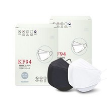 [MMK]KF94 미세먼지/황사 마스크 100입, 블랙