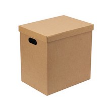 DIY 크라프트 종이박스 40x30cm / 서류보관 수납박스, 단품없음, 없음