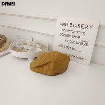 레터링 전진모자 여성 가을 겨울 일본 캡 모자 문예 캐주얼 빈티지 베레모 남성