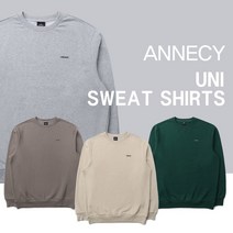아이더 아이더 ANNECY(앙시) UNI 맨투맨 티셔츠 남녀공용 기모 겨울 기본 맨투맨 DMW21251