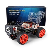 sunfounder smart video car kit v2.0 for raspberry pi 4 model b 3b+ 3b 2b electronic toy with