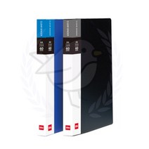 새임 A4 클리어 바인더 60매 삼공파일 종이바인더 A4바인더, 청색(490332)