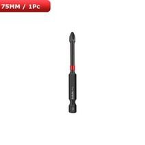 dcf887p2a 임팩드릴 1/5pcs 자기 크로스 PH2 비트 세트 안티 슬립 충격 배치 헤드 스크루 드라이버 스크류, 03 1pc 75mm