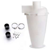 Cyclone Filter With Flange Turbocharged Home Vacuum Cleaner Sixth Industrial Dust Collector Hand Pus, 01 WHITE