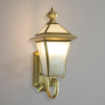 외부 조명 벽등 조명 외부 야외 방수 벽등 엔틱 LED 인테리어, 03.신주 1등(C)_아이보리빛(10w)