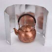 캠핑 윈드스크린 타프 사이드월 접이식 야외 요리 쿠커 바람막이 스크린 액세서리 89 개 플레이트, 02=Silver8PCS