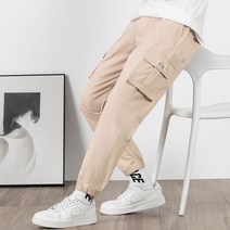 남자 카고 조거 팬츠 편한 작업복 고무줄 조커 바지 팬츠 힙한바지 헬스 밀리터리 조거 카고 쿨 코디