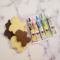 쿠키만들기 체험쿠키 / 체험용 쿠키 교육용 쿠키 / 아이싱쿠키 쿠키만들기체험 모양쿠키, 가로13cm x세로13cm 이내, 코코아(초코), 하트(5개이상가능)