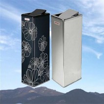 K5166 프리미엄 사각휴지통, 상품선택, 블랙, 1개