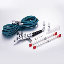 중력 듀얼 액션 미니 에어브러시 페인트 네일 스프레이 건 메이크업 세트 페이스 타투 아트 DIY 툴 0.2mm0.3mm0.5mm, A