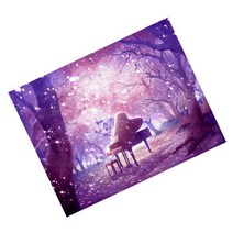 MJS 보석십자수 캔버스형 50 x 40 cm DIY 세트 BSX40, 숲속 피아노