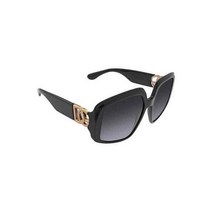 Dolce and Gabbana 그레이 그라디언트 스퀘어 여성용 선글라스 DG4386 501/8G 58