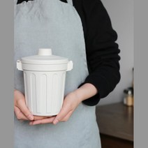 면봉 클린징솜 티슈정리 화장대 미니휴지통 가성비좋은 스몰사이즈 책상용, 1개, 베이지