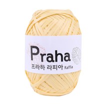 마마니트 프라하실 라피아 Raffia 100%, 31 크림옐로