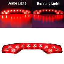 모토 테일 라이트 리어 테일 라이트 Quadsport LTR450 ATV LED 브레이크 테일 라이트 스즈키 LTR450 LTR 450 LED 테일 라이트 레드, 한개옵션1, [01] Red