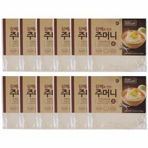 삼베로 만든 면 주머니 - 소 13x15 12개 묶음상품, 상세페이지 참조, 상세페이지 참조