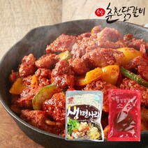 춘천닭갈비 [춘천닭갈비]국내산 닭으로 만든 순살 춘천닭갈비 1kgx2팩 ＋소스 1봉＋우동사리, 단일옵션