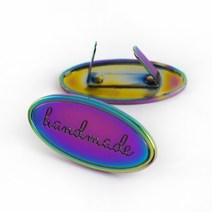 벨트버클 허리띠버클 353640mm 가방 수제 공예 장식 버클 레이블 태그 지갑 금속 DIY 바느질 액세서리 510 개, 6.5Pcs - BF786색상ed