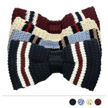 [RA㏓] 세로줄 니트 보타이 BTIE 109 셔츠 패턴 나비넥타이 미니 정장용 무늬 ▷_§Ea