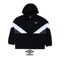 [엄브로] 컬러블록 후드 아노락 UO121CWT25BLK