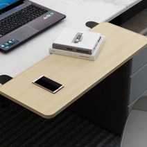 접는 컴퓨터 책상연장 선반 원목 팔받침 공간확장 테이블