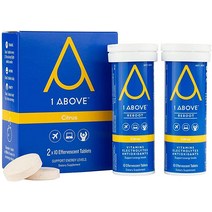 1Above Anti Jet Lag Energy ampamp 여행 직장 및 파티를 위한 면역 회복 발포성 음료 정제. 피크노제놀 비타민 전해질 - Citrus 20 Count 2