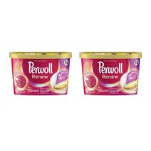 Henkel Perwoll Renew Color 헨켈 퍼울 컬러 올인원 고농축 액체 캡슐 세탁 세제 18개입 261g 2팩