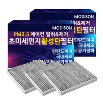 모디슨 PM2.5 초미세먼지 자동차 활성탄 에어컨필터 차량용품 1개입, 1개, 현대 엑센트 M.007