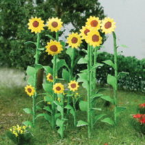 동아측기 포레스 디오라마 모형 꽃 해바라기, 3cm 5p